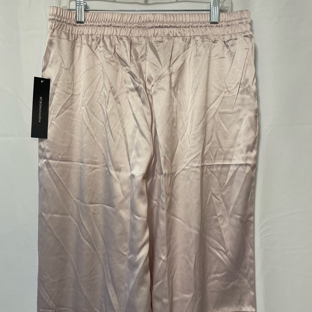BCBGMaxAzria Satin Pants Light Violet Women’s Large - Picture 8 of 9